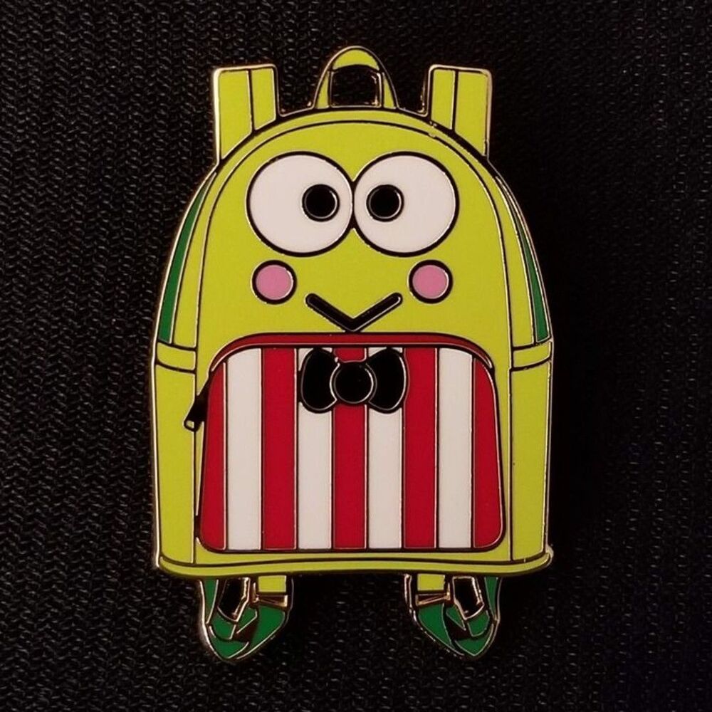 Loungefly Kero Keroppi Frog Mini Backpack Pin Hello Kitty Sanrio from Blind Box